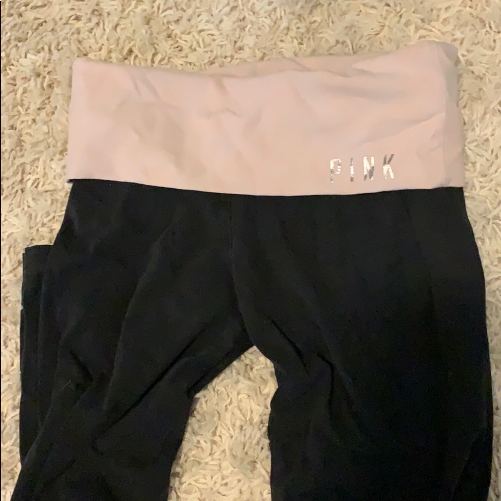 PINK yoga skinny leggings